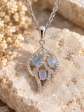 Nocturne - Black Mintabie Opal Trio Pendant